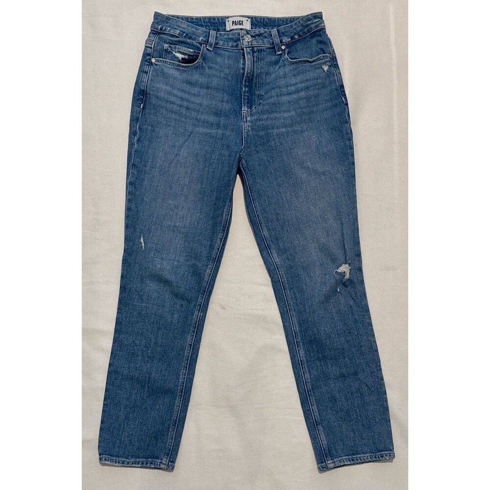 Paige Jeans Womens 28 DIstressed Jeans Denim Sarah Slim Skinny